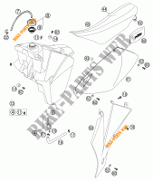 DEPOSITO / ASIENTO para KTM 380 SX 2002