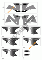 PEGATINAS para KTM 380 SX 2002