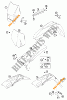 PLASTICOS para KTM 380 SX 2002
