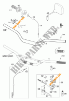 MANILLAR / MANDOS para KTM 125 SXS 2001