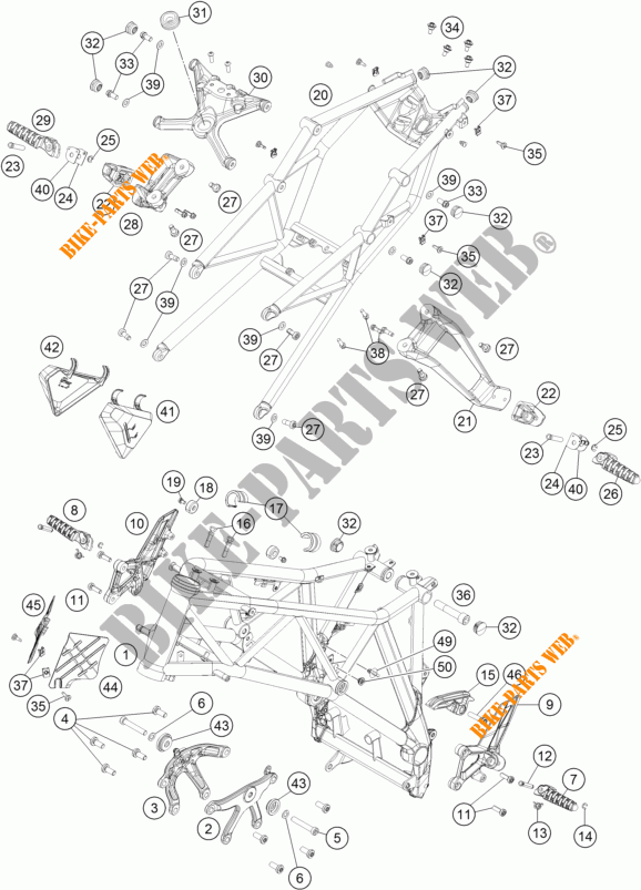 BASTIDOR para KTM 1290 SUPER DUKE R SPECIAL EDITION ABS 2016