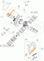 LLANTA TRASERA para KTM 125 SX 2016
