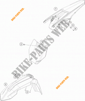 PLASTICOS para KTM 125 SX 2016
