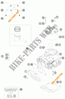 CILINDRO / CULATA para KTM 125 SX 2014