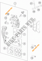 PINZA FRENO DELANTERA para KTM 125 SX 2014