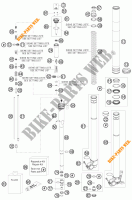 HORQUILLA (PIEZAS) para KTM 125 SX 2011