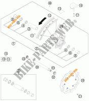 LLANTA DELANTERA para KTM 125 SX 2011