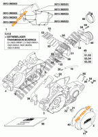 CARTERES CIGÜEÑAL para KTM 125 SX 1998