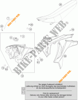 DEPOSITO / ASIENTO para KTM 450 SX-F FACTORY EDITION 2014
