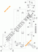 HORQUILLA / TIJA DIRECCION para KTM 450 SX-F FACTORY EDITION 2014