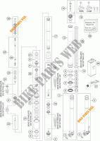 HORQUILLA (PIEZAS) para KTM 450 SX-F FACTORY EDITION 2014