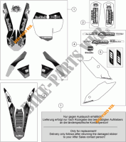 PEGATINAS para KTM 450 SX-F FACTORY EDITION 2014
