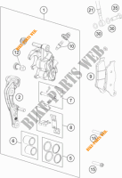 PINZA FRENO DELANTERA para KTM 450 SX-F FACTORY EDITION 2014