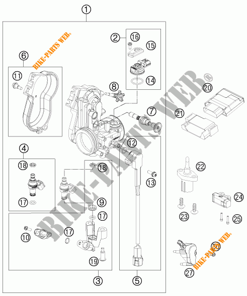 INYECCION para KTM 450 SX-F FACTORY EDITION 2014