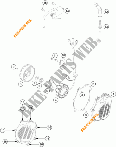 ALTA para KTM 450 SX-F FACTORY EDITION 2016