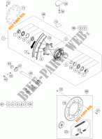 LLANTA TRASERA para KTM 450 SX-F 2016