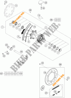 LLANTA TRASERA para KTM 350 SX-F 2018