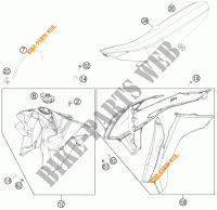 DEPOSITO / ASIENTO para KTM 350 SX-F 2014
