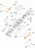 CILINDRO / CULATA para KTM 250 SX 2009