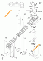 HORQUILLA / TIJA DIRECCION para KTM 250 SX 2004