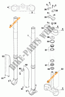 HORQUILLA / TIJA DIRECCION para KTM 250 SX 2000