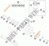 CIGUEÑAL / PISTÓN para KTM 150 SX 2012
