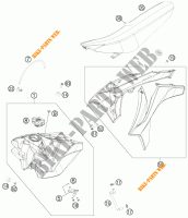 DEPOSITO / ASIENTO para KTM 150 SX 2012