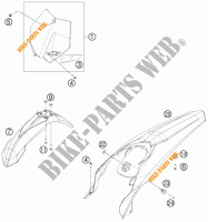 PLASTICOS para KTM 150 SX 2012