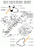 CARTERES CIGÜEÑAL para KTM 65 SX 1998