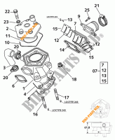 CILINDRO / CULATA para KTM 65 SX 1998