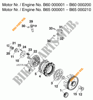 EMBRAGUE para KTM 65 SX 1998