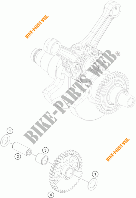 BALANCEADOR para KTM 1290 SUPER DUKE R BLACK ABS 2015