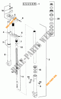 HORQUILLA / TIJA DIRECCION para KTM 50 SX JUNIOR 2000