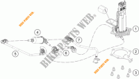 BOMBA DE GASOLINA para KTM 250 DUKE WHITE 2018