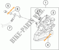 PINZA FRENO TRASEIRA para KTM 250 DUKE WHITE 2018