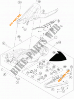BASCULANTE para KTM 1290 SUPER DUKE R BLACK ABS 2014