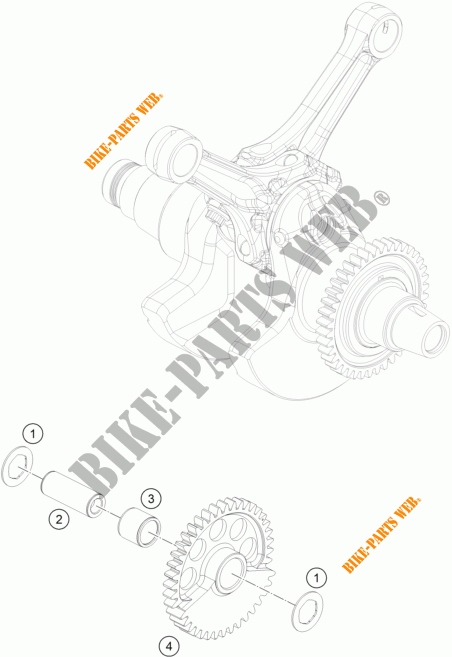 BALANCEADOR para KTM 1290 SUPER DUKE R BLACK ABS 2014