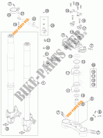 HORQUILLA / TIJA DIRECCION para KTM 990 SUPER DUKE R 2013