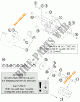 BOMBA DE AGUA para KTM 990 SUPER DUKE R 2013