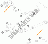 CABALLETE LATERAL / CENTRAL para KTM 990 SUPER DUKE R 2011