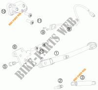 CABALLETE LATERAL / CENTRAL para KTM 990 SUPER DUKE R 2011