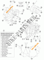CARTERES CIGÜEÑAL para KTM 990 SUPER DUKE R 2011
