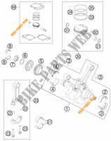 CIGUEÑAL / PISTÓN para KTM 990 SUPER DUKE R 2011