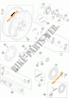 LLANTA TRASERA para KTM 990 SUPER DUKE R 2011