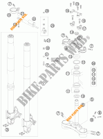HORQUILLA / TIJA DIRECCION para KTM 990 SUPER DUKE R 2010