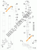 HORQUILLA / TIJA DIRECCION para KTM 990 SUPER DUKE R 2010