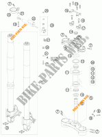 HORQUILLA / TIJA DIRECCION para KTM 990 SUPER DUKE R 2009