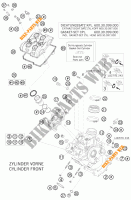 CULATA DELANTERA para KTM 990 SUPER DUKE R 2009