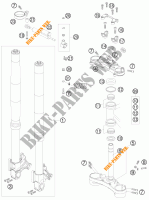 HORQUILLA / TIJA DIRECCION para KTM 990 SUPER DUKE R 2009