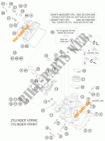 CULATA DELANTERA para KTM 990 SUPER DUKE ORANGE 2010